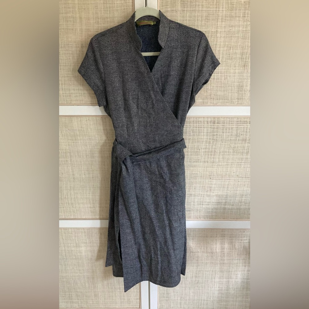 Antoine et Lilli Cotton Wrap Dress Size 4 (roughly US 10/12)